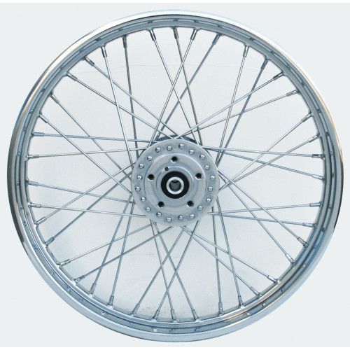 PartzBiz HD: 4401797-Ultima 36-602 Chrome 40 Spoke 16 x 3.5 Front Wheel Single Disc Harley FLST 86-99 SOFTAIL DYNA chopper classic old school wire custom bagger replacement best for performance motorcycle