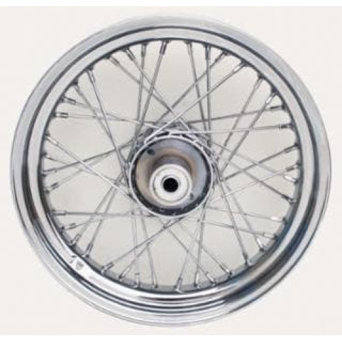 PartzBiz HD: 4401800-Ultima 36-607 Chrome 40 Spoke 16 x 3.5 Front Wheel Single Disc 84-99 Harley Davidson FXST FXD Softail Dyna chopper classic old school wire custom bagger replacement best for performance motorcycle