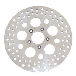PartzBiz HD MW90-757 - Ultima 90-757 11.5 Polished OE 41789-92  Rear Brake Rotor Harley Big Twin 92-99 replacement best for upgrade show bike