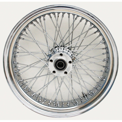 PartzBiz HD: 4401786-Ultima 36-970 Chrome 60 Spoke Rear Wheel w/ Billet Hub 18‚Äùx 5.50‚Äù 1" Axle
