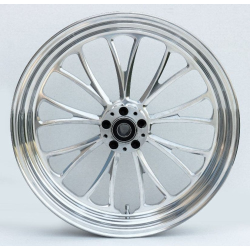PartzBiz HD: 4401714-Ultima 37-635 Polished 18x3.5" Manhattan CNC Front Motorcycle Wheel Dual Rotor Harley Davidson Custom Bike Chopper Replacement Upgrade Rim Chrome PartzBiz HD: 4401714-Ultima 37-635 Polished 18x3.5" Manhattan CNC Front Motorcycle Wheel Dual Rotor Harley Davidson Custom Bike Chopper Replacement Upgrade Rim Chrome