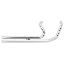 PartzBiz HD MW60-307 - Ultima 60-307 Chrome Big Growl Long Rifles Exhaust for 86-05 Harley Davidson Softail fatboy custom night train street upgrade performance style aftermarket motorcycle pipes muffler 60307