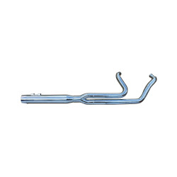 PartzBiz HD MW60-366 - Ultima 60-366 Chrome 2-Into-1 Competition Exhaust System 95-16 Harley Touring Bagger Dresser FLT FLH FLHT FLHX FLTR FLHR