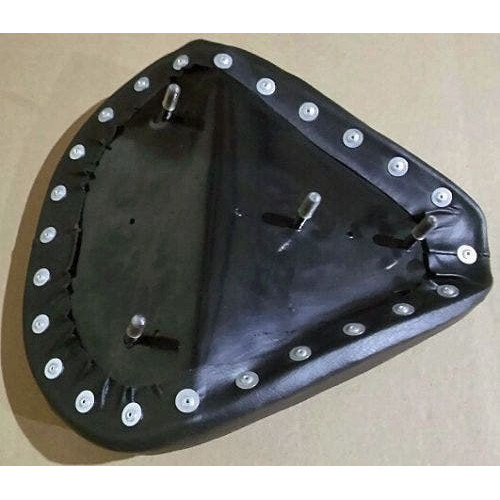 PartzBiz HD: 4401580-Ultima 76-742 13" Smooth Black Leather Spring Mounted Solo Seat Harley FX FL XL Softail Rigid Sportster Custom Bobber