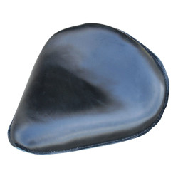PartzBiz HD MW76-743 - Ultima 76-743 9" Smooth Black Vinyl Spring Mounted Solo Seat Harley FX FL XL Softail Rigid Sportster Custom Bobber