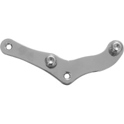 PartzBiz HD MW90-809 - Ultima 90-809 Chrome Billet Front Caliper Hanger for Harley Models 84-99 Custom Harley touring sportster softail dyna evolution twin cam