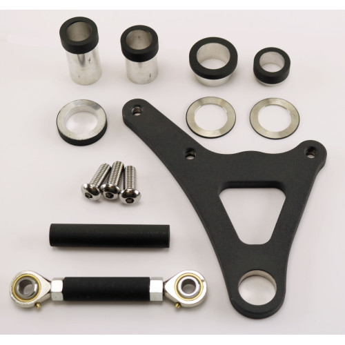 PartzBiz HD: 4401568-Ultima 90-863 Black Front Bracket Kit Left of Right Harley Springer 84-99 Custom Harley touring sportster softail dyna evolution twin cam