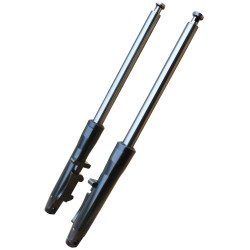 PartzBiz HD MW117-251 - Ultima Billet Black 41mm +2" Over Stock Length Forks '84 Later Harley Style 117-251 SOFTAIL DAVIDSON