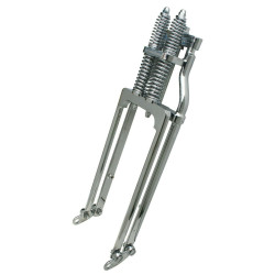 PartzBiz HD MW117-68 - Ultima Chrome -4" Stock Length 1" Neck Springer Front End Custom Harley 117-68