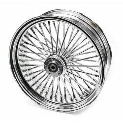 PartzBiz HD MW37-510 - Ultima 48 King Fat Spoke 18 5.5 Front Wheel Single Disc Harley Custom Chopper 37-510