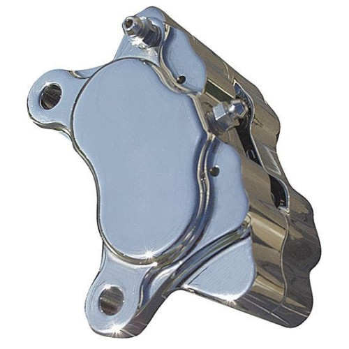 PartzBiz HD: 4401533-Ultima Chrome Billet Aluminum 4 Piston Brake Caliper 90-814 Custom Harley touring sportster softail dyna evolution twin cam