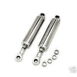 PartzBiz HD MW116-257 - Ultima Chrome Narrow Adjustable Shocks Softail 84-99 | 116-257