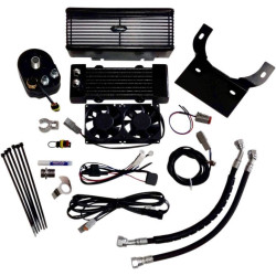 PartzBiz HD DS07130150 - UltraCool RF-2G Black Oil Cooler Kit 09-16 Harley-Davidson Touring Bagger Dresser 0713-0150 07130150 PartzBiz HD DS07130150 - UltraCool RF-2G Black Oil Cooler Kit 09-16 Harley-Davidson Touring Bagger Dresser 0713-0150 07130150