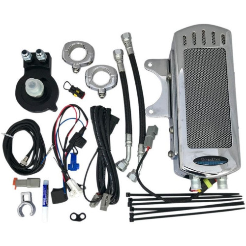 PartzBiz HD: 4401454-UltraCool SMSP-1C Side Mount Fan Cooled Oil Cooler Kit 04-19 Harley Sporster 1100 1200 750 833 Performance Replacement Upgrade Cooling System PartzBiz HD: 4401454-UltraCool SMSP-1C Side Mount Fan Cooled Oil Cooler Kit 04-19 Harley Sporster 1100 1200 750 833 Performance Replacement Upgrade Cooling System