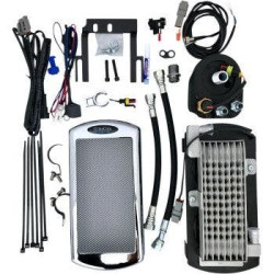 PartzBiz HD DS07130155 - UltraCool ST-1C Stainless Steel Oil Cooler Kit 01-17 Harley-Davidson Softail FLST FLS FXST FXS 0713-0155 07130155 PartzBiz HD DS07130155 - UltraCool ST-1C Stainless Steel Oil Cooler Kit 01-17 Harley-Davidson Softail FLST FLS FXST FXS 0713-0155 07130155