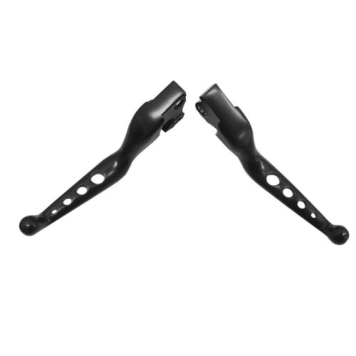 PartzBiz HD: 4401419-V-Factor 43088 Black 4 Hole Clutch & Brake Lever Set 2014-Up Harley Sportster