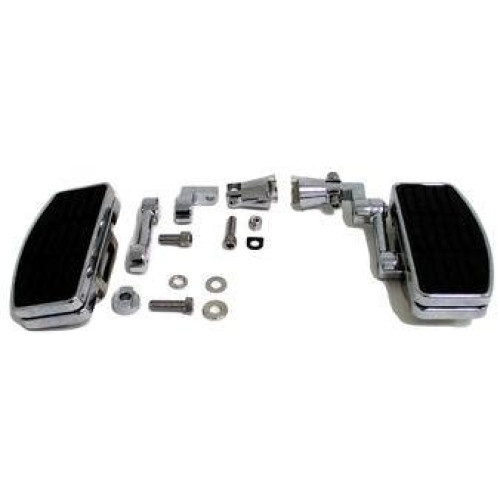 PartzBiz HD: 4401400-ชุดวางเท้าสำหรับผู้โดยสารขนาดเล็ก V-Factor Chrome แบบปรับได้ Harley Softail 84-99 PartzBiz HD: 4401400-ชุดวางเท้าสำหรับผู้โดยสารขนาดเล็ก V-Factor Chrome แบบปรับได้ Harley Softail 84-99