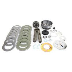 PartzBiz HD VT18-0527 - V-Twin 18-0527 ชุดคลัทช์ York 23T Sprocket 32 Link Chain Harley FL 54-69 shovelhead panhead ดีที่สุดเพื่อคุณภาพ davidson replacement upgrade
