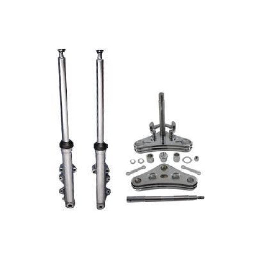 PartzBiz HD: 4401285-V-Twin 24-1390 Fork Slider Assembly Front End Dual Disc Harley Narrow Glide 84-03 best for electra road street glide softail dyna fxr fxd flst fls bets for buy