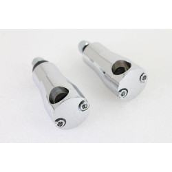 PartzBiz HD VT25-2227 - V-Twin 25-2227 Chrome 3" Tall Handle Bar Riser Clamp Mount Set Harley FL 49-59 PartzBiz HD VT25-2227 - V-Twin 25-2227 Chrome 3" Tall Handle Bar Riser Clamp Mount Set Harley FL 49-59