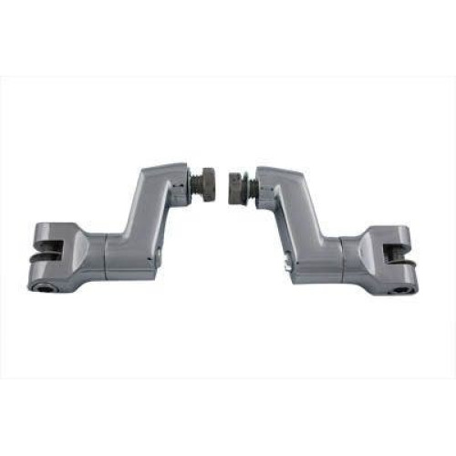 PartzBiz HD: 4401278-V-Twin 27-0617 Chrome 2 ” Offset Footpeg Mount Kit 3 ” Extension Custom Harley chopper หมุดไปข้างหน้าทางหลวง PartzBiz HD: 4401278-V-Twin 27-0617 Chrome 2 ” Offset Footpeg Mount Kit 3 ” Extension Custom Harley chopper หมุดไปข้างหน้าทางหลวง