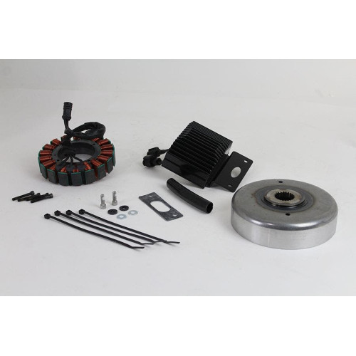 PartzBiz HD: 4401219-V-Twin 32-1392 50 Amp Alternator ชุดอัพเกรด 14-16 Harley FLT FLHT Air Cooled