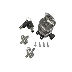 PartzBiz HD VT32-1444 - V-Twin 32-1444 Side Hinge Ignition Switch & Bag Locks Chrome Harley FLHR 14-20 PartzBiz HD VT32-1444 - V-Twin 32-1444 Side Hinge Ignition Switch & Bag Locks Chrome Harley FLHR 14-20