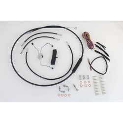 PartzBiz HD VT36-1604 - V-Twin 36-1605 12"-14" Handlebar Cable Brake Line Kit Harley FLH/T w/o ABS 08-13 throttle wire best for buy davidson handlebar electra road street glide king PartzBiz HD VT36-1604 - V-Twin 36-1605 12"-14" Handlebar Cable Brake Line Kit Harley FLH/T w/o ABS 08-13 throttle wire best for buy davidson handlebar electra road street glide king