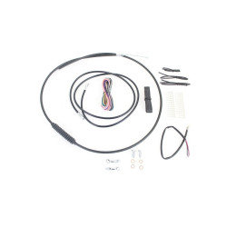PartzBiz HD VT36-1605 - V-Twin 36-1605 12"-14" Handlebar Cable Brake Line Kit Harley FLH/T w/o ABS 08-13 throttle wire best for buy davidson handlebar electra road street glide king PartzBiz HD VT36-1605 - V-Twin 36-1605 12"-14" Handlebar Cable Brake Line Kit Harley FLH/T w/o ABS 08-13 throttle wire best for buy davidson handlebar electra road street glide king