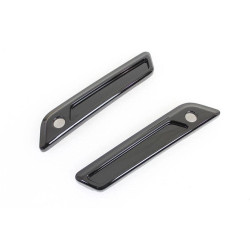 PartzBiz HD VT42-1165 - V-Twin 42-1165 Wyatt GatlingโลหะสีดำSaddlebag Latch Handleครอบคลุม 14-Up Harley Davidson FLT Road glide Trim Bezel Accentอัพเกรดเปลี่ยน