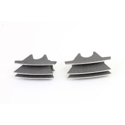 PartzBiz HD VT42-1170 - V-Twin 42-1170 M8 Finned Spark Plug Set Granite 25800062 FLT 17-Up ตัวถังรถ wind shield deflector davidson electra road street glide king