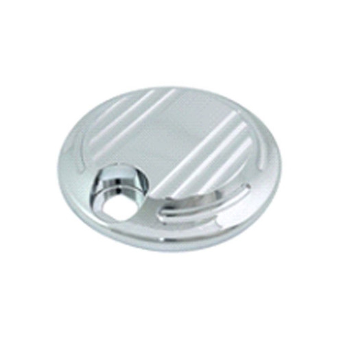 PartzBiz HD: 4401068-V-Twin 42-1208 Chrome Fuel Gas Tank Console Door Lid Cover Harley FLT 08-Up road Glide Touring Bagger Gas Cap Cover Best New Upgrade Chopper bobber Custom