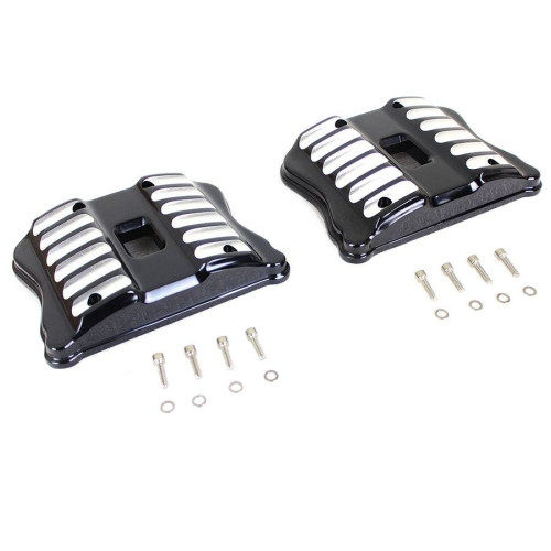 PartzBiz HD: 4401071-V-Twin 42-1220 Black Accent Rocker Box ชุด Harley Sportster XL 04-20 PartzBiz HD: 4401071-V-Twin 42-1220 Black Accent Rocker Box ชุด Harley Sportster XL 04-20