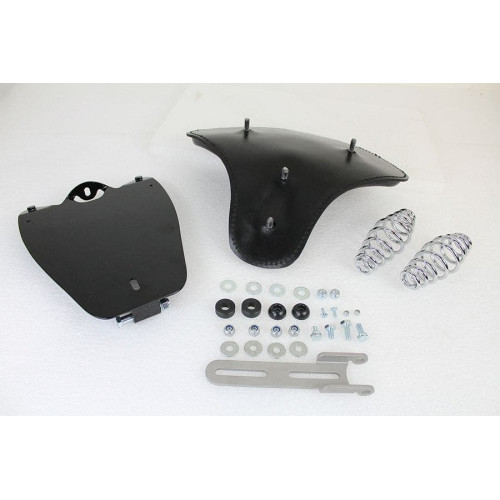PartzBiz HD: 4401042-V-Twin 47-0195 Black Leather Solo Motorcycle Seat & Mount Kit Indian Scout 15-Up Replacement Upgrade Custom Saddle Springs Mounts Best New PartzBiz HD: 4401042-V-Twin 47-0195 Black Leather Solo Motorcycle Seat & Mount Kit Indian Scout 15-Up Replacement Upgrade Custom Saddle Springs Mounts Best New