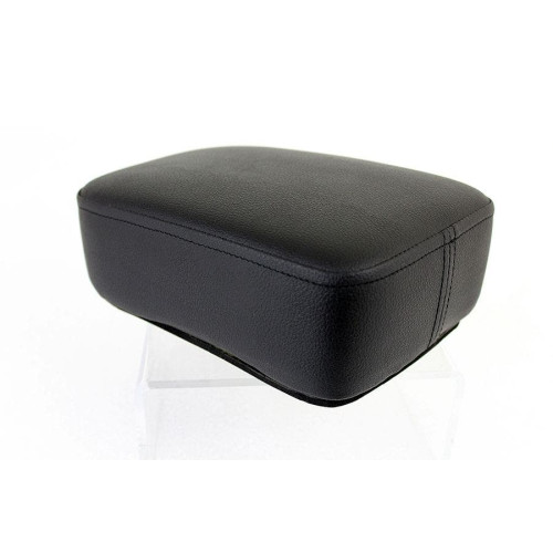 PartzBiz HD: 4401044-V-Twin 47-0347 Black Plain Lick n Stick Fender Pillion Pad Black Vinyl Universal custom bagger chopper motorcycle seat passenger comfort best for
