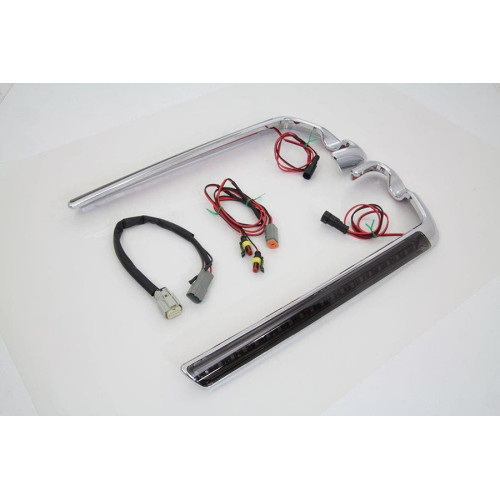 PartzBiz HD: 4401024-V-Twin 49-0000 Chrome Saddlebag ชุดหลอดไฟ LED 14-18 Harley FLH/T Repl OE 68000082 Touring bagger Dresser PartzBiz HD: 4401024-V-Twin 49-0000 Chrome Saddlebag ชุดหลอดไฟ LED 14-18 Harley FLH/T Repl OE 68000082 Touring bagger Dresser