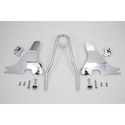 PartzBiz HD VT50-0467 - V-Twin 50-0467 Chrome 13 ” Sissy Bar ชุดติดตั้งง่าย Harley Sportster XL 04-20