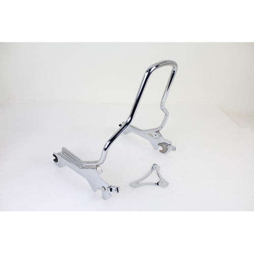 PartzBiz HD: 4400971-V-Twin 50-1686 Chrome 14-1/2 ” Standard ซิสซี่บาร์ที่ถอดออกได้ Softail FL FX 18-Up fat boy breakout custom bagger chopper ที่นั่งผู้โดยสารความสะดวกสบายที่ดีที่สุดสำหรับ Harley-Davidson M8 Softail FLFB FLFBS FXBR FXBRS 52300376