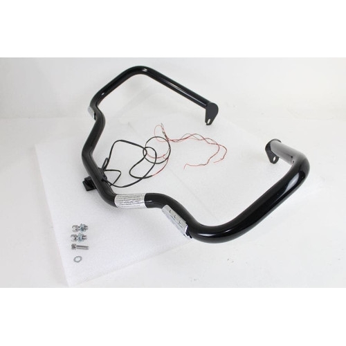 PartzBiz HD: 4400973-V-Twin 51-0014 ไฟเลี้ยว LED ด้านหน้าสีดำแถบทางหลวง Harley FL Touring 97-08 Custom Bobber Chopper Custom Harley Extension Custom Harley chopper หมุดไปข้างหน้าทางหลวง