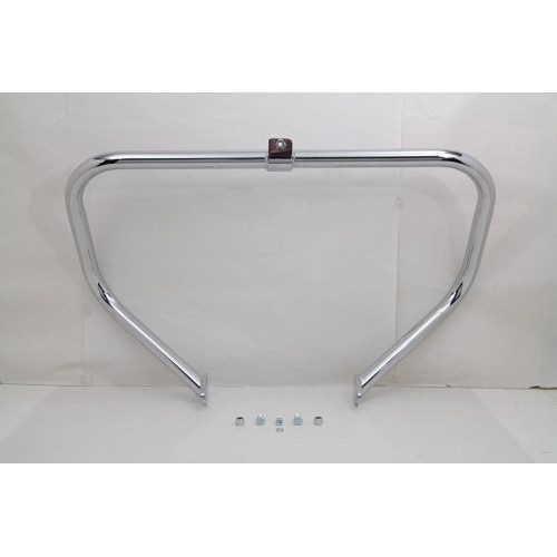 PartzBiz HD: 4400978-V-Twin 51-0880 Chrome 1.25 การ์ดเครื่องยนต์ด้านหน้าแถบทางหลวง Harley 88-96 49184-88A เหมาะสำหรับเปลี่ยนตัวถังรถบังลม davidson electra road street glide king