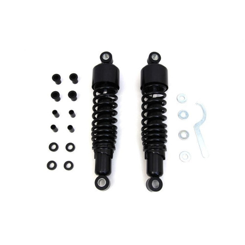 PartzBiz HD: 4400956-V-Twin 54-0873 Black 12-1/2" Rear Suspension Shock Set 95-18 Harley Touring FL