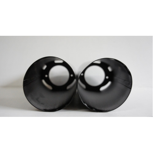 PartzBiz HD: 4400965-V-Twin สีดำ 49 มม.บู๊ทส์ Cow Bells Slider สำหรับ Harley Touring 14-15 | 24-1048 แทนที่ OEM 45600023 PartzBiz HD: 4400965-V-Twin สีดำ 49 มม.บู๊ทส์ Cow Bells Slider สำหรับ Harley Touring 14-15 | 24-1048 แทนที่ OEM 45600023