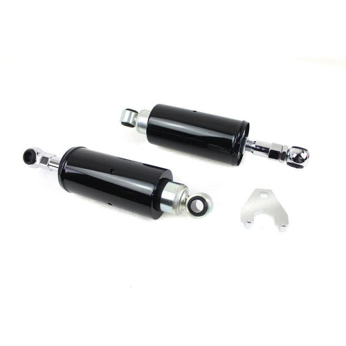PartzBiz HD: 4400966-V-Twin Black Adjustable Rear Shocks Set 54-0188 Harley Softail 89-99