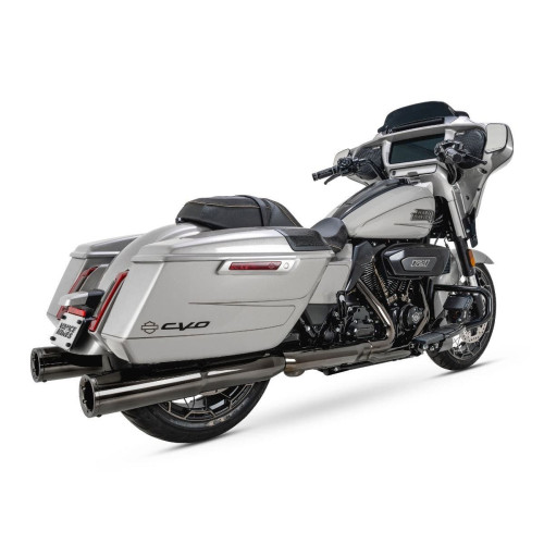 PartzBiz HD: 4400870-Vance & Hines 16468 Dark Chrome Hi-Output Slip On Mufflers for Harley FLH/T M8 17-23 PartzBiz HD: 4400870-Vance & Hines 16468 Dark Chrome Hi-Output Slip On Mufflers for Harley FLH/T M8 17-23