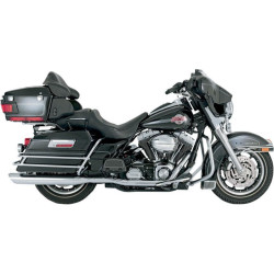 PartzBiz HD VH-16799 - Vance & Hines Chrome Dresser Duals สำหรับ 95-08 Harley Touring FLHX FLHT FLTR | 16799