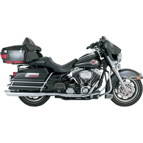 PartzBiz HD: 4400882-Vance & Hines Chrome Dresser Duals for 95-08 Harley Touring FLHX FLHT FLTR | 16799