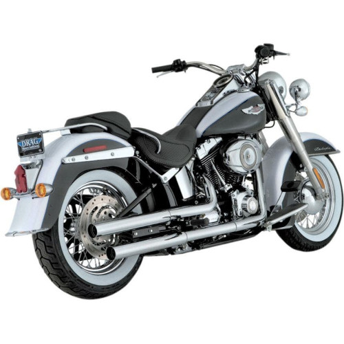 PartzBiz HD: 4400885-Vance & Hines 16833 Chrome Straightshots HS Slip Ons Harley Softail 07-16 FLSTN/SB FLS PartzBiz HD: 4400885-Vance & Hines 16833 Chrome Straightshots HS Slip Ons Harley Softail 07-16 FLSTN/SB FLS