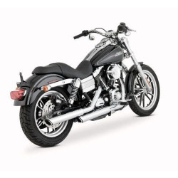 PartzBiz HD VH-16837 - Vance & Hines Twin Slash Chrome 3 ” Slip Ons สำหรับ 91-17 Harley Dyna | 16837 PartzBiz HD VH-16837 - Vance & Hines Twin Slash Chrome 3 ” Slip Ons สำหรับ 91-17 Harley Dyna | 16837