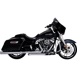 PartzBiz HD VH-17351 - Vance & Hines 17351 ท่อไอเสีย Chrome Dresser Duals Header สำหรับ Harley 17-23 FLH Touring | 17351