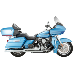 PartzBiz HD VH-17359 - Vance & Hines 17359 Chrome Pro Pipe 2 into 1 Exhaust for Harley Touring FL 10-16 | 17359